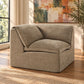 Almano - Modular Wedge - Light Brown Chenille