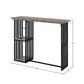 Zudora - Counter Height Table - Oak & Sandy Black