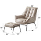 Zusa - Accent Chair & Ottoman