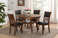 Gia - Counter Drop Leaf Table Set
