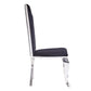 Cyrene - Side Chair (Set of 2) - Black Fabric & Stainless Steel