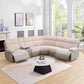 GN4762 dual-tone off-white and grey 3-piece power reclining sectional — image 9