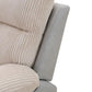 GN4762 dual-tone off-white and grey 3-piece power reclining sectional — image 12