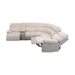 GN4762 dual-tone off-white and grey 3-piece power reclining sectional — image 17