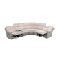 GN4762 dual-tone off-white and grey 3-piece power reclining sectional — image 18