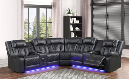 Hollywood Sectional - Black
