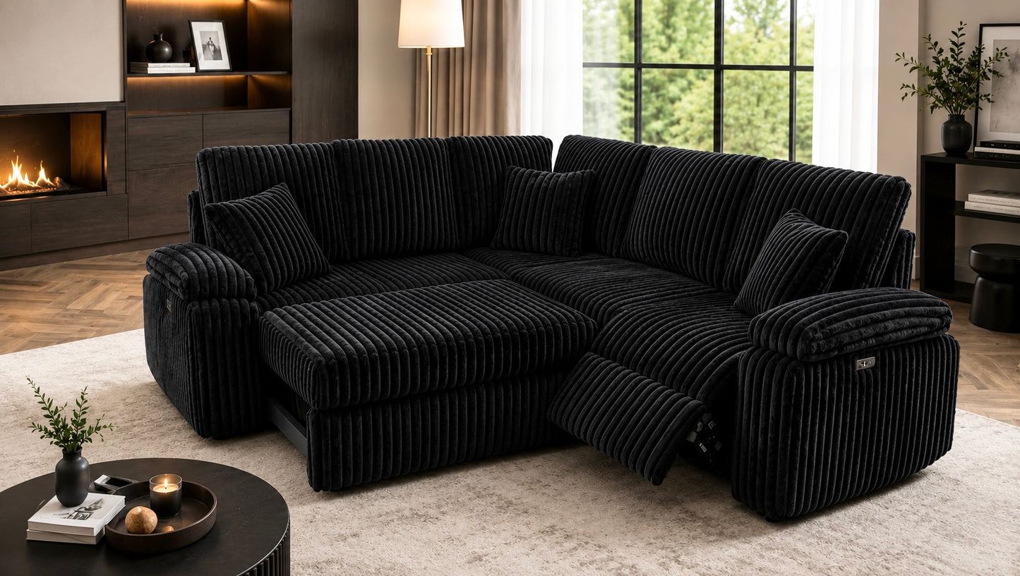 Luxe Sectional - Black