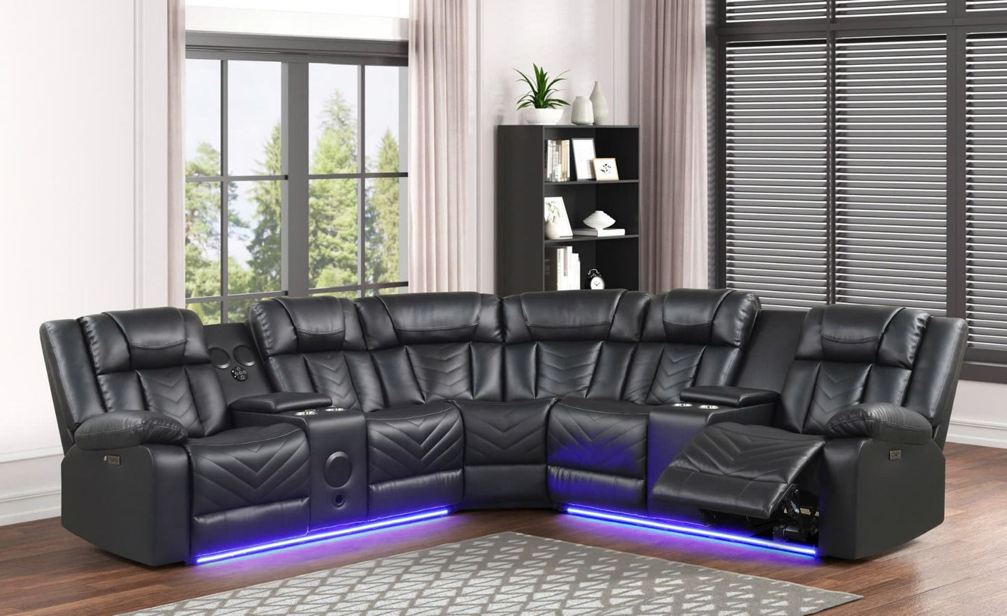 Hollywood Sectional - Black