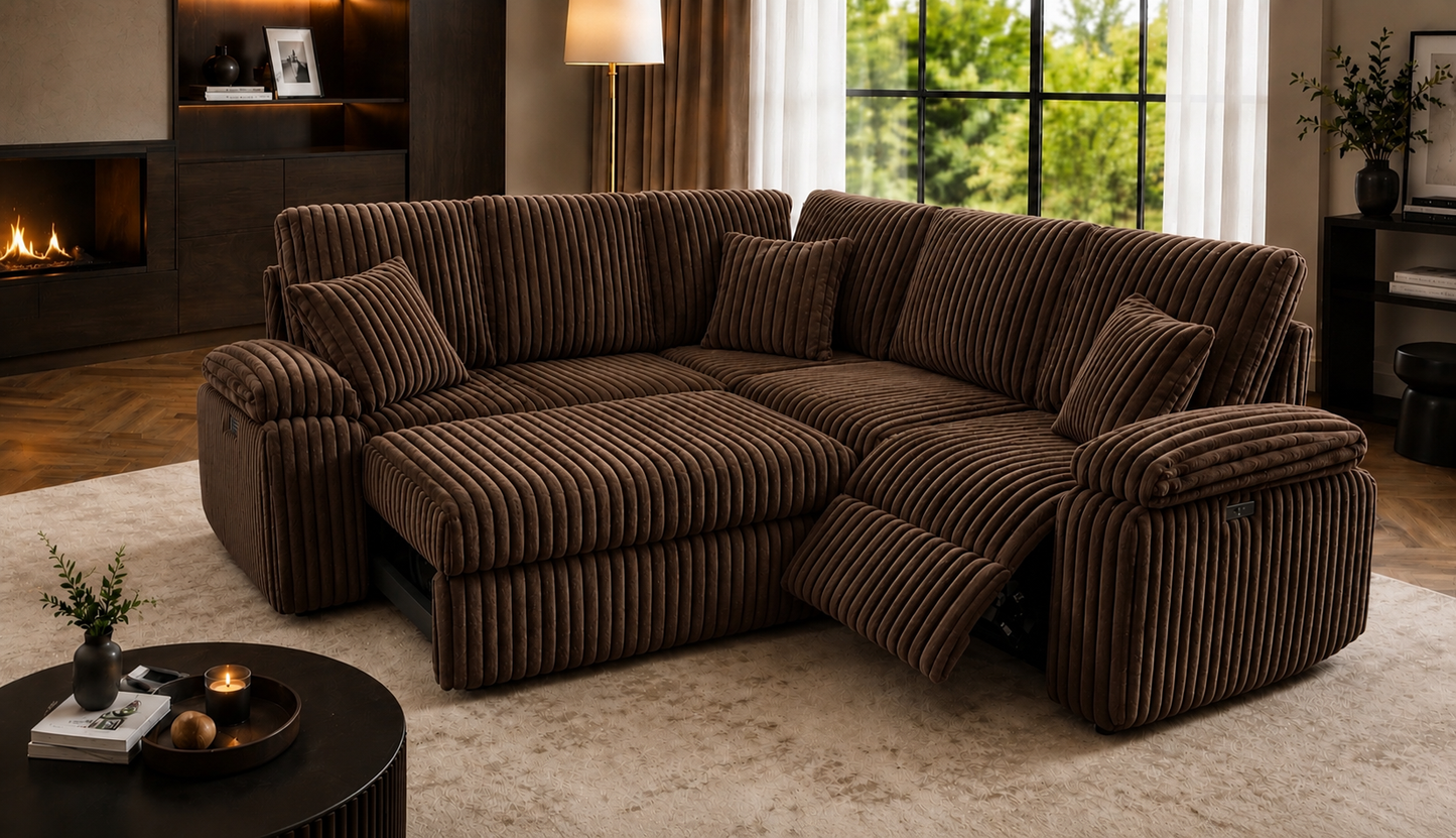 Luxe Sectional - Brown