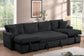 July Black pull-out bed
