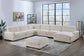 Beige 7-Piece Modular Sectional Set — Poundex configuration 161, image 1