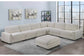 Beige 7-Piece Modular Sectional Set — Poundex configuration 162, image 1
