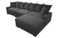 Dark Gray 4-Piece Modular Sectional Set — Poundex configuration 174, image 7
