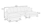 Dark Gray 5-Piece Modular Sectional Set — Poundex configuration 176, image 5