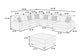 Mink Gray 7-Piece Modular Sectional Set — Poundex configuration 177, image 4