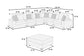 Black 7-Piece Modular Sectional Set — Poundex configuration 195, image 7