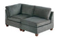 Grey 2-Piece Modular Sectional Set — Poundex configuration 502, image 1