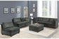Gray 7-Piece Modular Sectional Set — Poundex configuration 515, image 1
