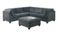 Gray 6-Piece Modular Sectional Set — Poundex configuration 821, image 2