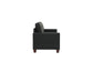 Black 2-Piece Stationary Sofa & Loveseat Set — Poundex F7855, authentic image 4