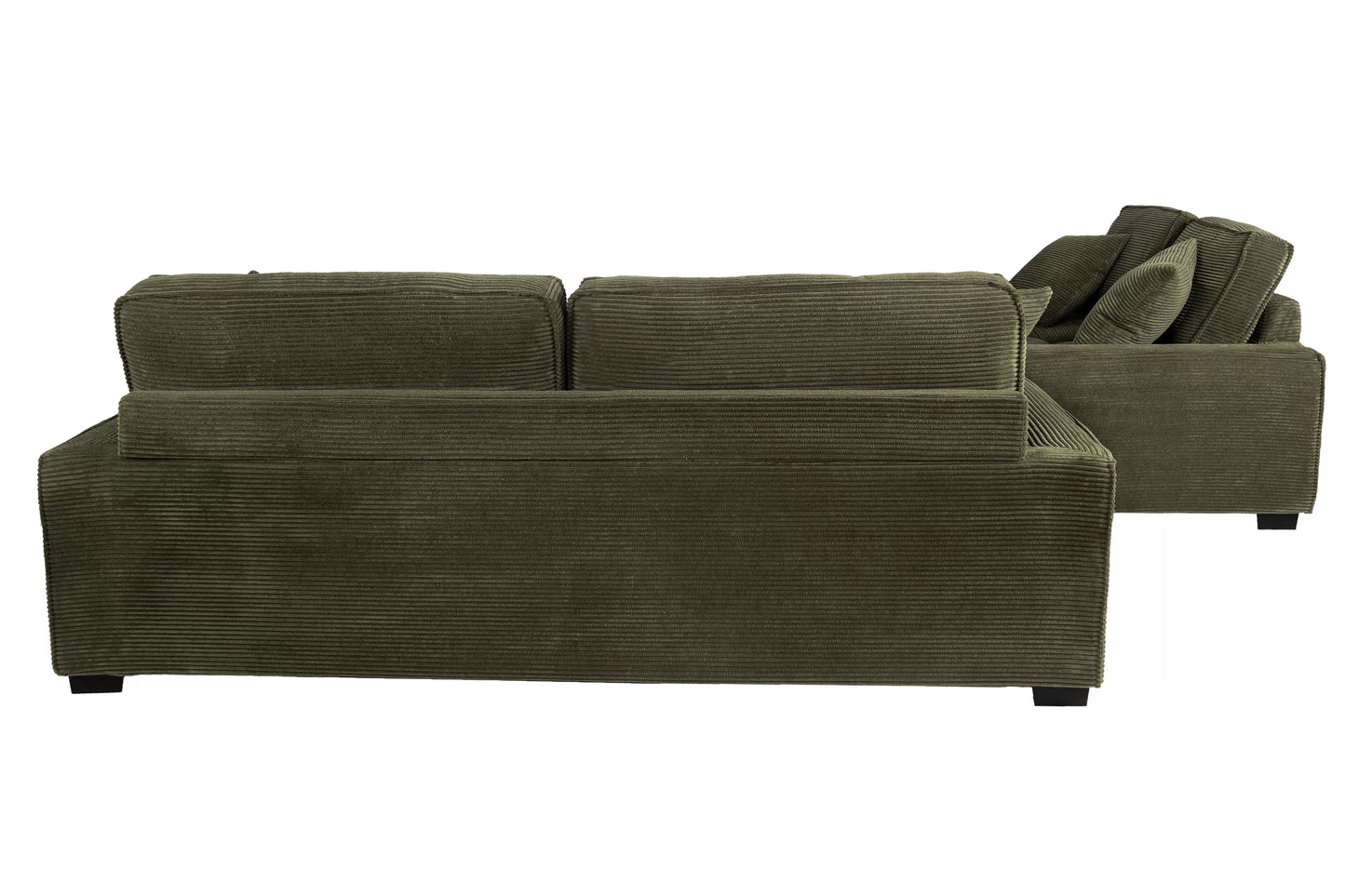 Forest Green 2-Piece Stationary Sofa & Loveseat Set — Poundex F8393, authentic image 12