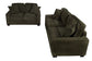 Forest Green 2-Piece Stationary Sofa & Loveseat Set — Poundex F8393, authentic image 5