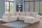 Ryder 3-piece Siberia corduroy sleeper sectional