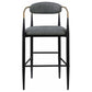 Tina Fabric Upholstered Bar Chair Grey (Set of 2)