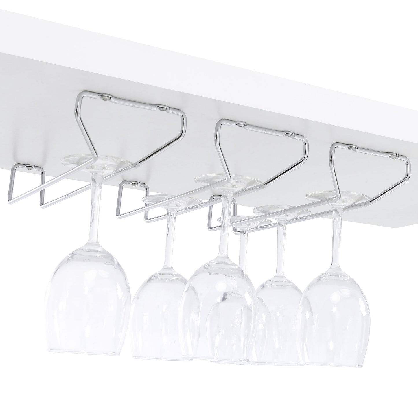 Risley 2-door Circular LED Wine Cabinet White High Gloss