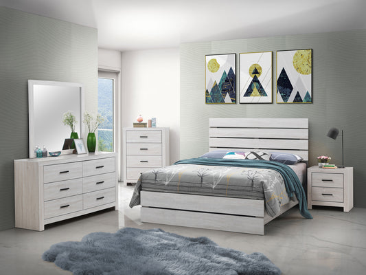 Brantford 5-piece Queen Bedroom Set Coastal White