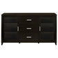Lewes 4-piece 60-inch TV Entertainment Center Cappuccino