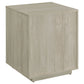 Loomis 3-drawer Home Office File Cabinet Whitewashed Grey