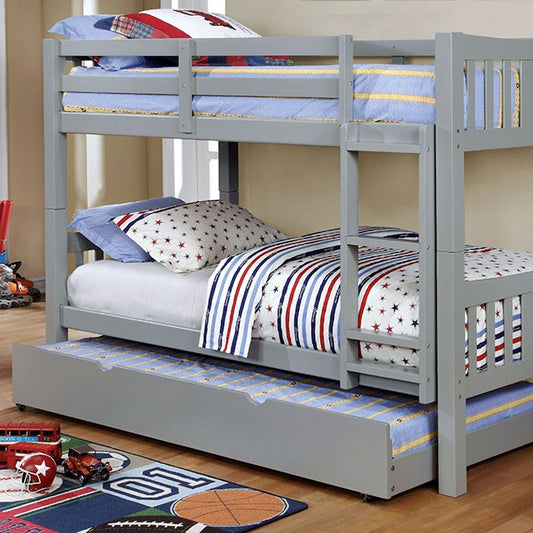 Cameron - Twin/Twin Bunk Bed, Gray