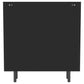 Dalia 2-door Accent Storage Cabinet with Shelving Black