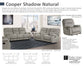 COOPER - SHADOW NATURAL MANUAL CONSOLE LOVESEAT