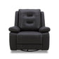 CALDWELL - TAHOE CHARCOAL POWER SWIVEL GLIDER RECLINER