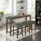 Caerleon - 4 Pc. Counter Ht. Dining Set
