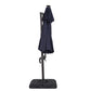 Nuti - 10 Ft Round Umbrella w/ LED Light + 37" Large Base