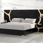 Goldsberg - E.King Bed w/ Wall Panels