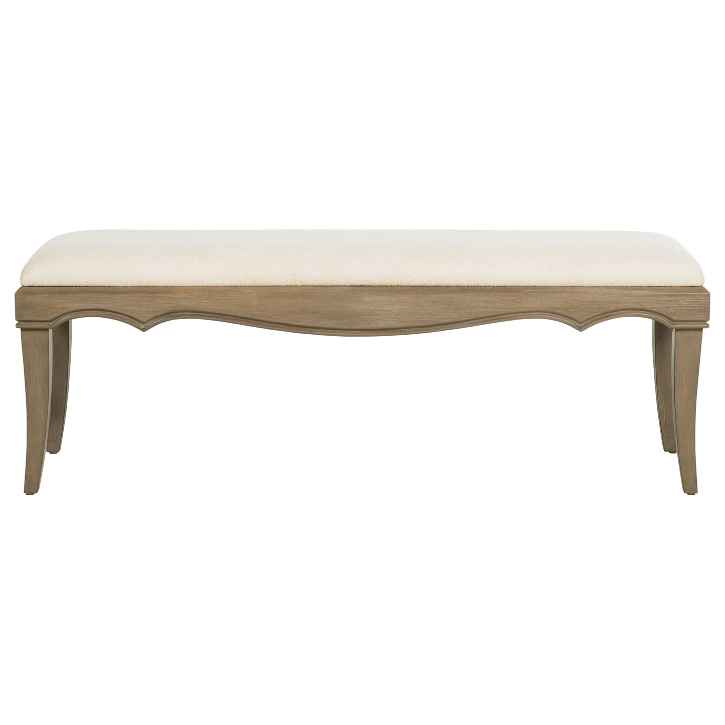 Revello Upholstered Bedroom Bed End Bench Washed Mango