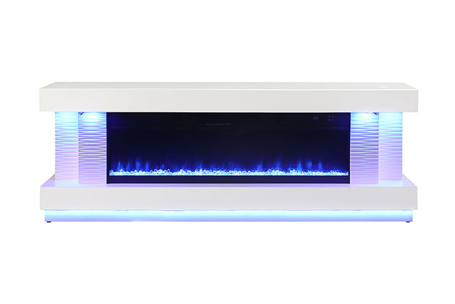 Peseux - 71" TV Stand w/ Electric Fire Place