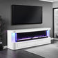 Luken - 71" TV Stand w/ Electric Fire Place