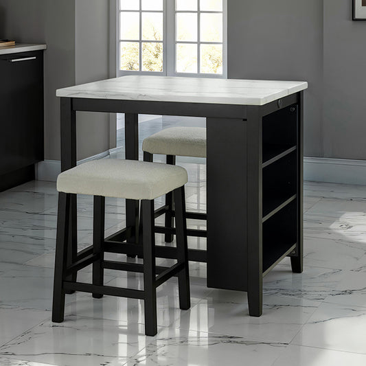 Chalcedony - 3 Pc. Dining Table Set