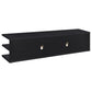 Cartmill 78-inch 2-tier TV Stand Media Console Black
