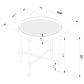 Ozella 3-piece Round Coffee and End Table Set Sandy Black
