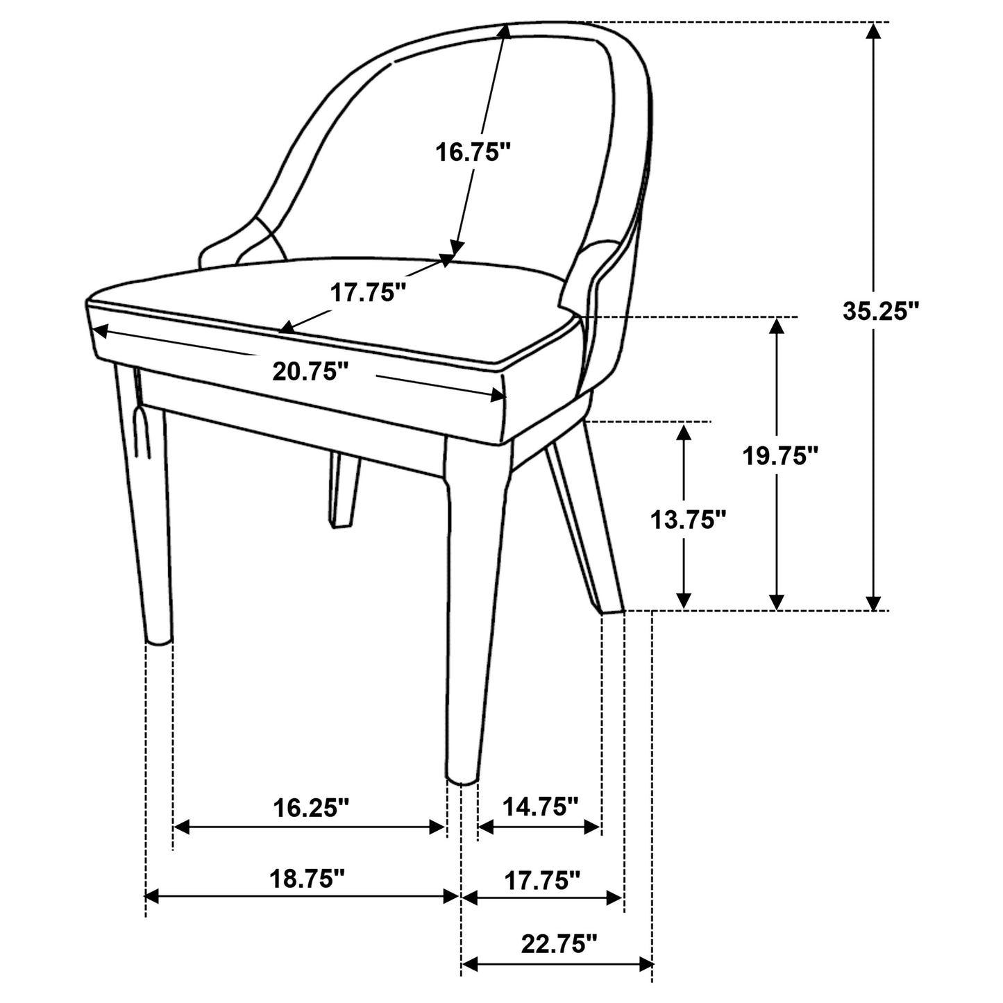 Reseda 8-piece Dining Set With Sideboard Ash Brown