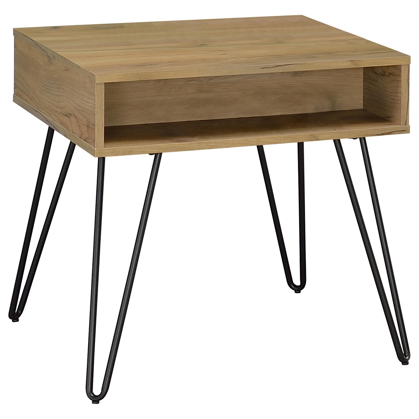 Fanning 3-piece Lift Top Coffee and End Table Set Golden Oak