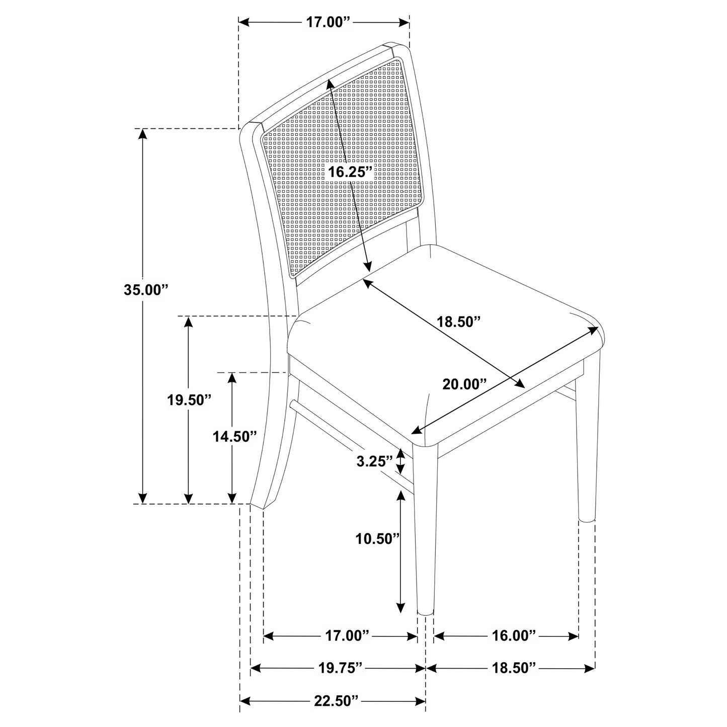 Arini 7-piece Extension Leaf Dining Table Set Sand Wash