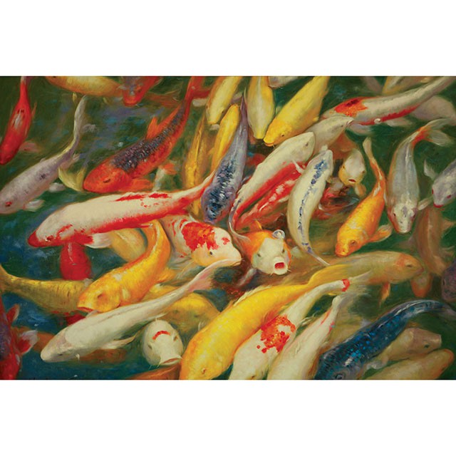 Koi - Printed Canvas Painting