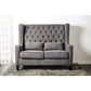 Alicante - Love Seat Bench, Gray